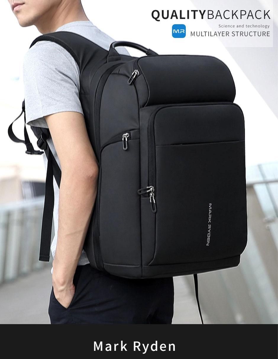 Mochila para viaje Mark Ryden impermeable para hombre
