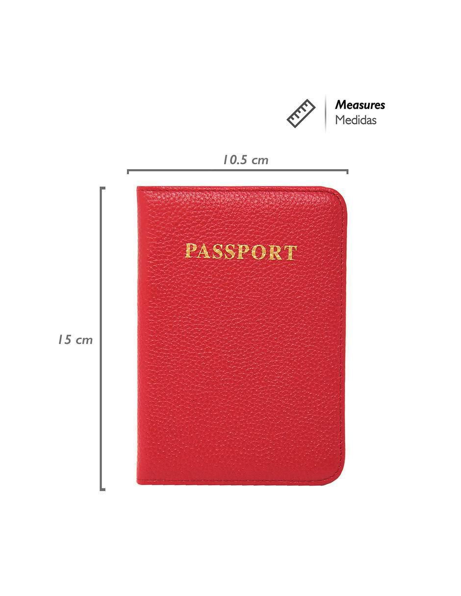 Porta pasaporte de piel 6