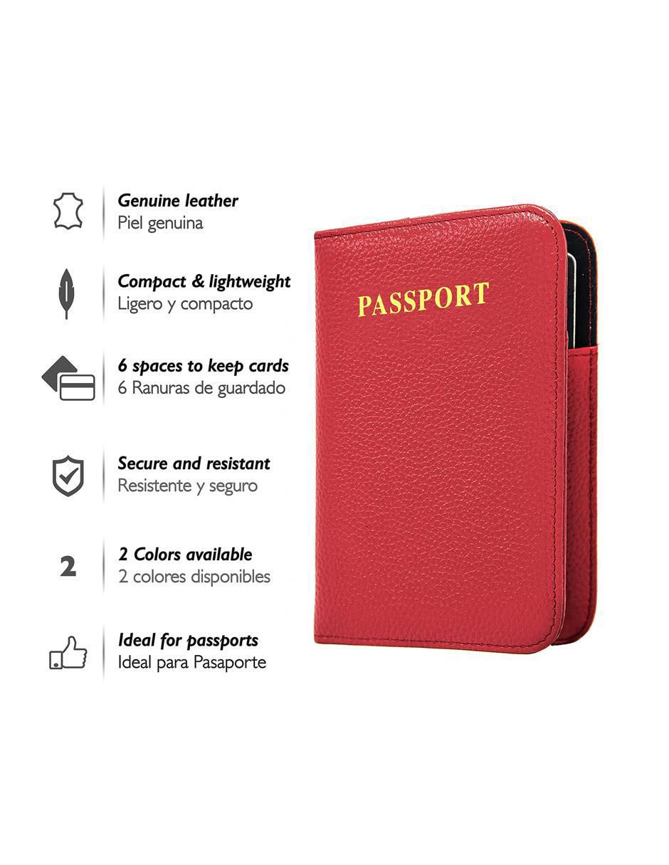 Porta pasaporte de piel 5