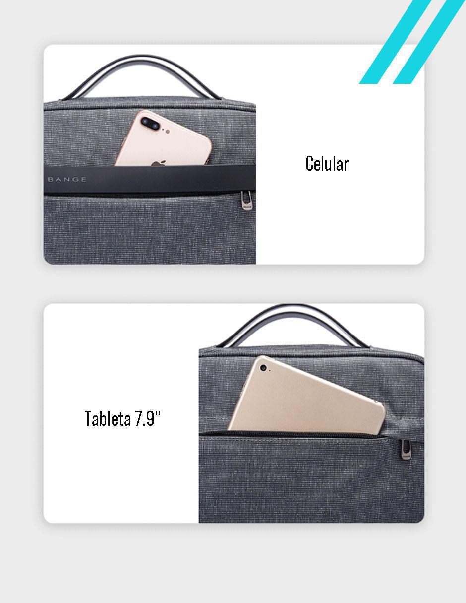 Mochila para viaje Bange impermeable para hombre