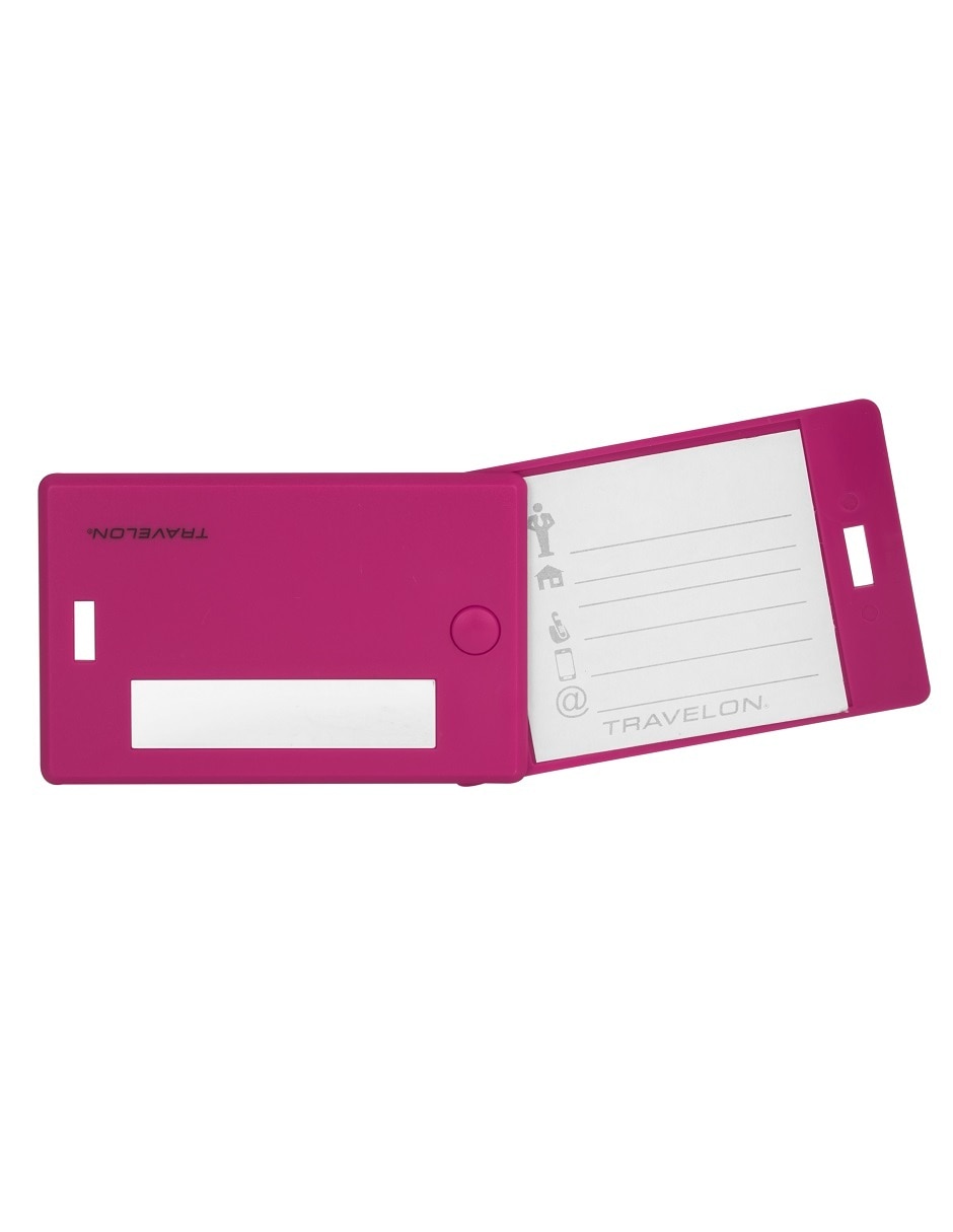 Identificador Luggage forma rectangular de plástico 2
