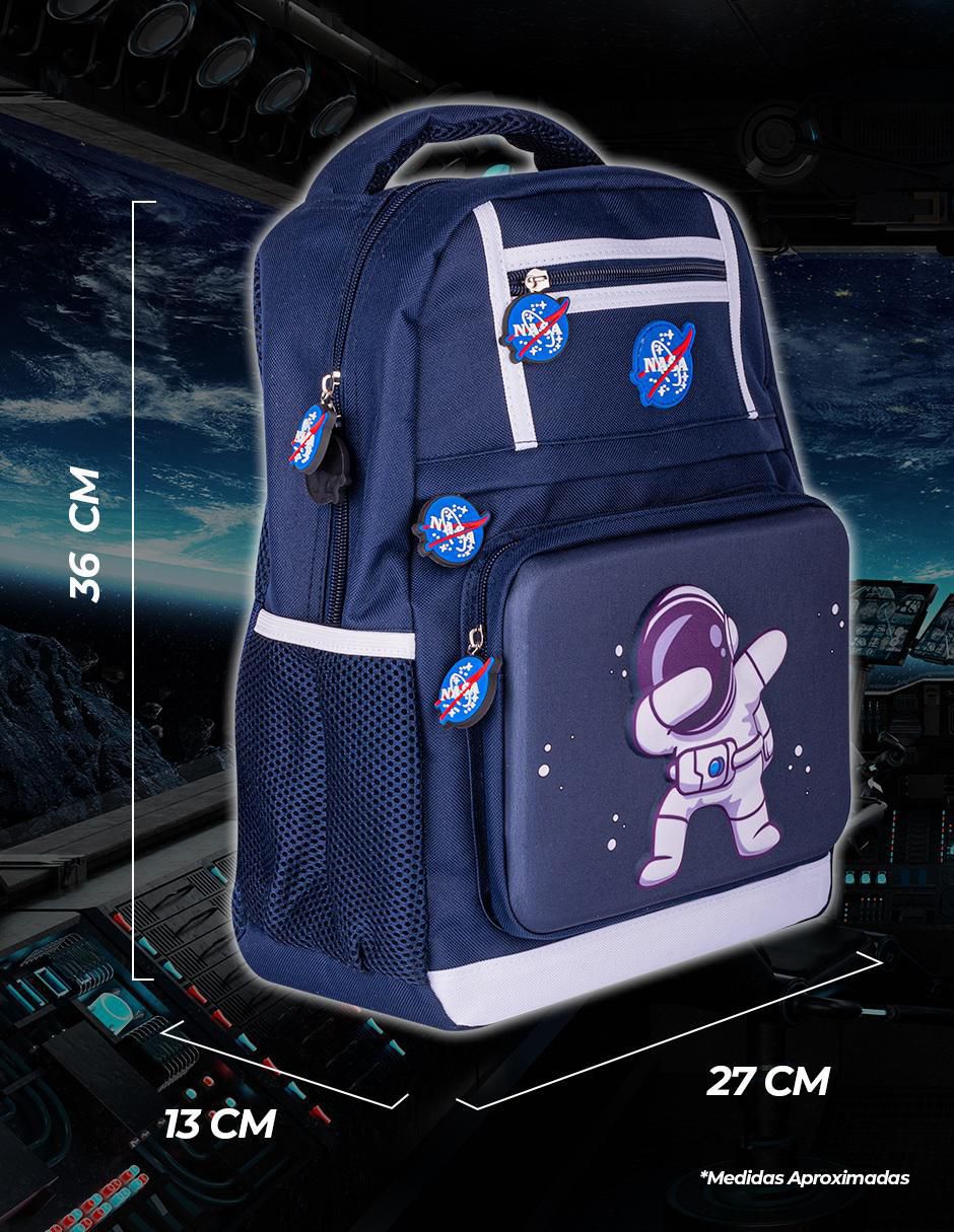 Mochila escolar NASA Astronauta 3D 7