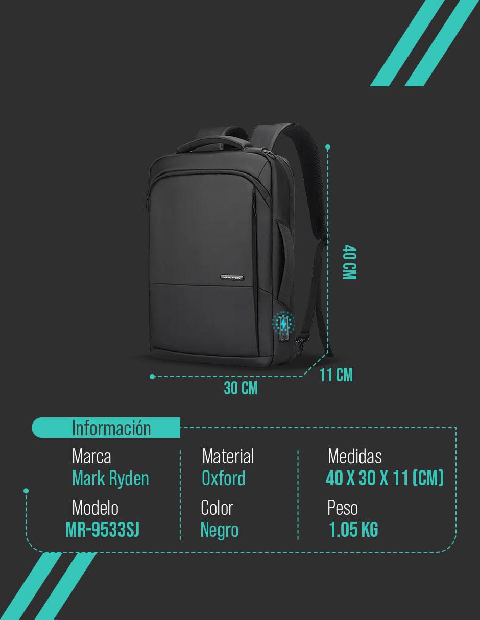Mochila con portalaptop impermeable 7