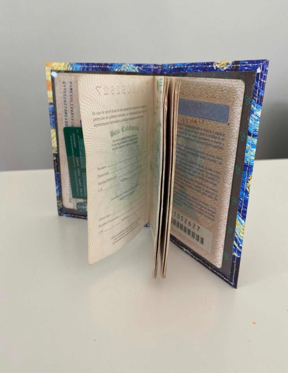 Porta pasaporte Noche Estrellada