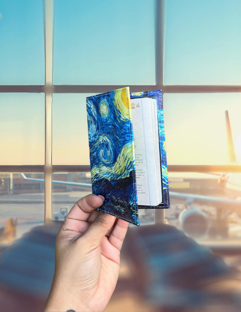 Porta pasaporte Noche Estrellada