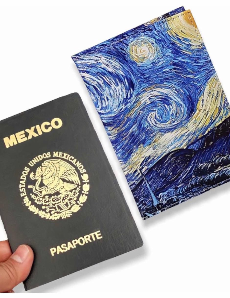 Porta pasaporte Noche Estrellada 7