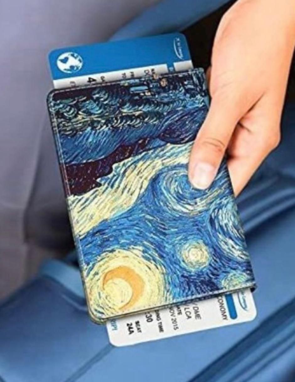 Porta pasaporte Noche Estrellada