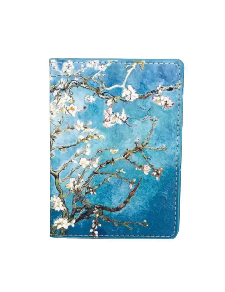 Porta pasaporte Almendro en Flor de sintético Porta pasaporte Almendro en Flor de sintético