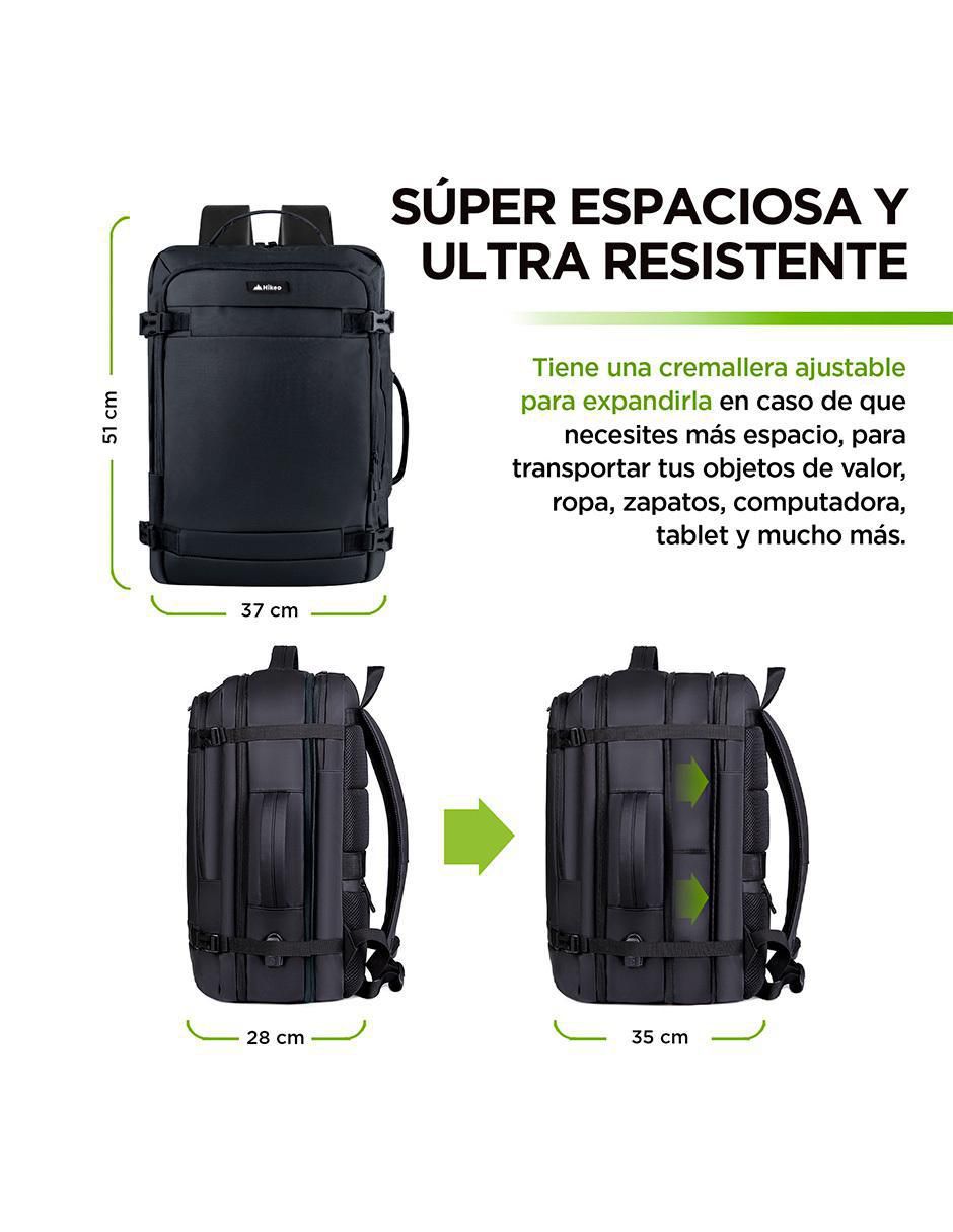Mochila para viaje Hikeo impermeable unisex