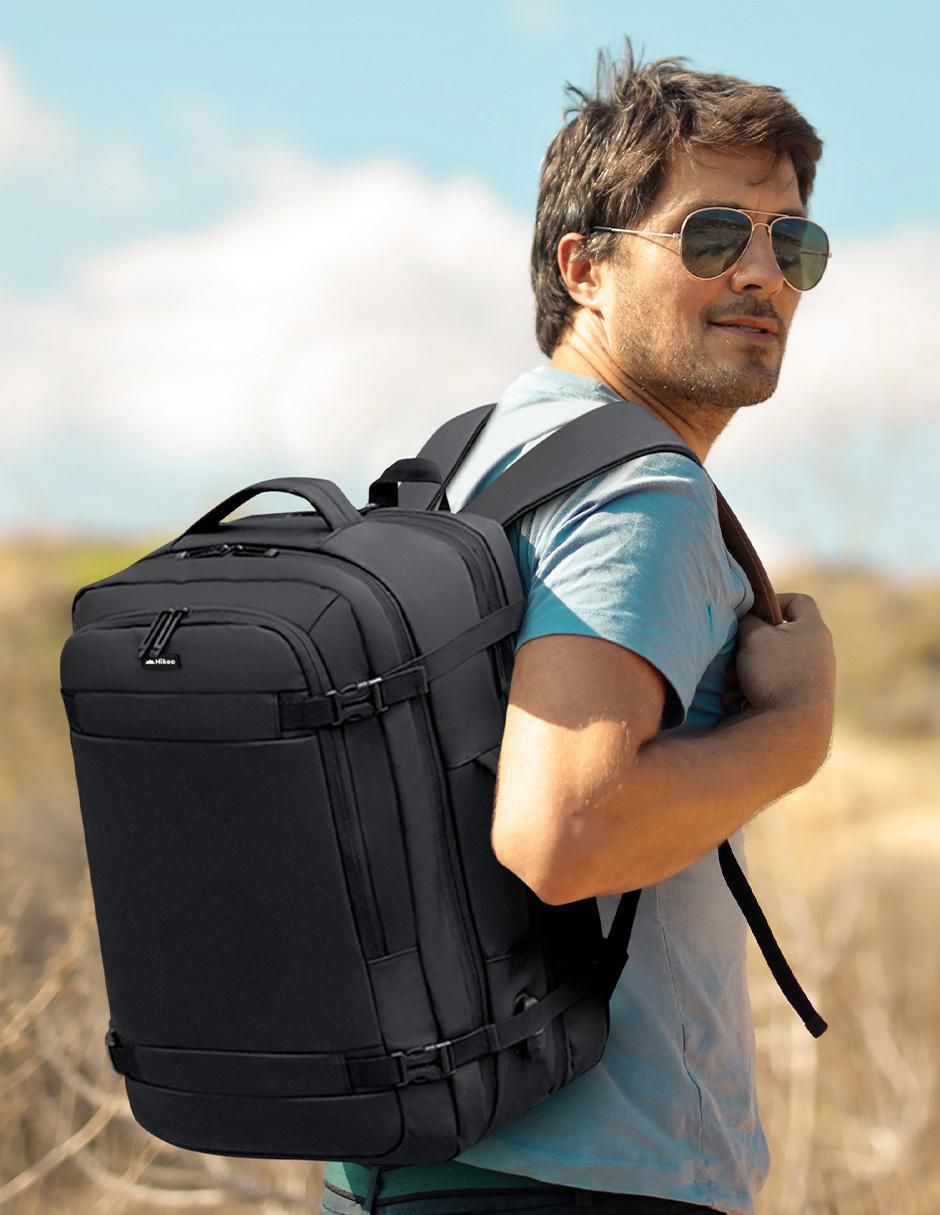 Mochila para viaje Hikeo impermeable unisex