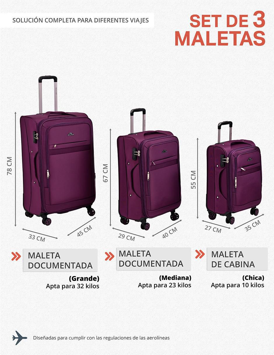 Set maletas de viaje 6