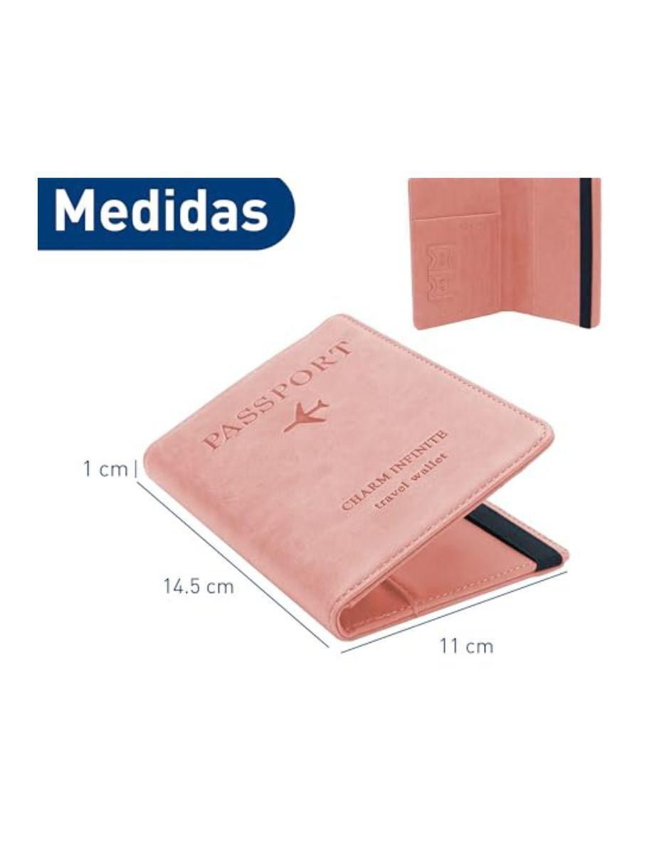 Porta pasaporte de sintético 4