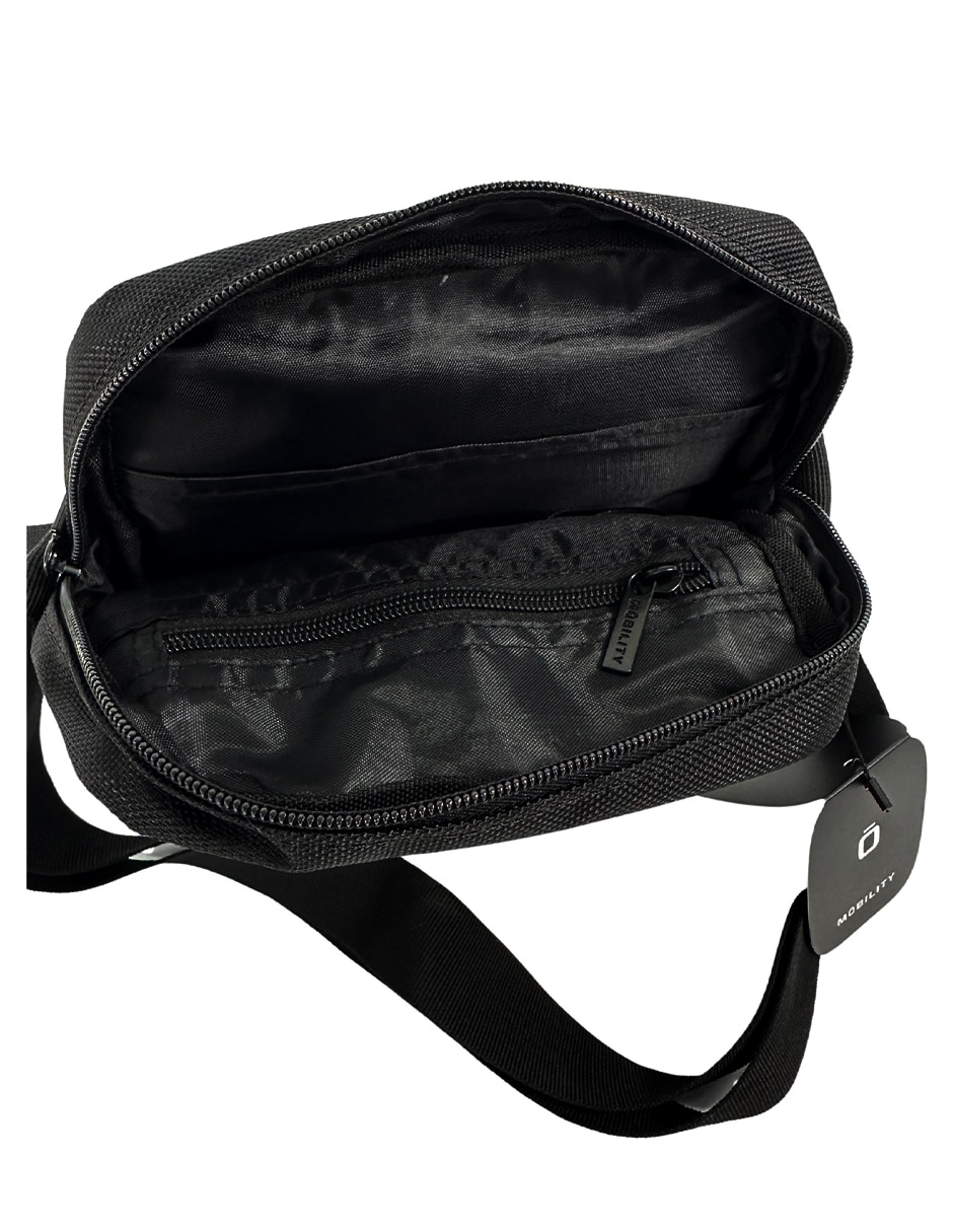 Bolsa shoulder Delmar Noir unisex