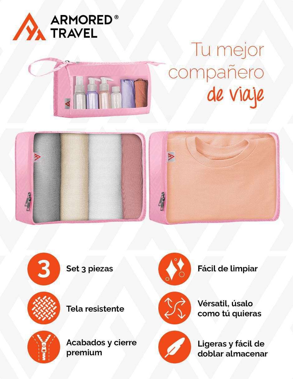Neceser 3 piezas para mujer 3