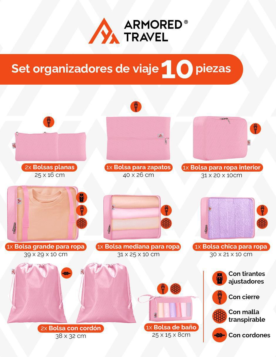 Neceser 10 piezas para mujer 7
