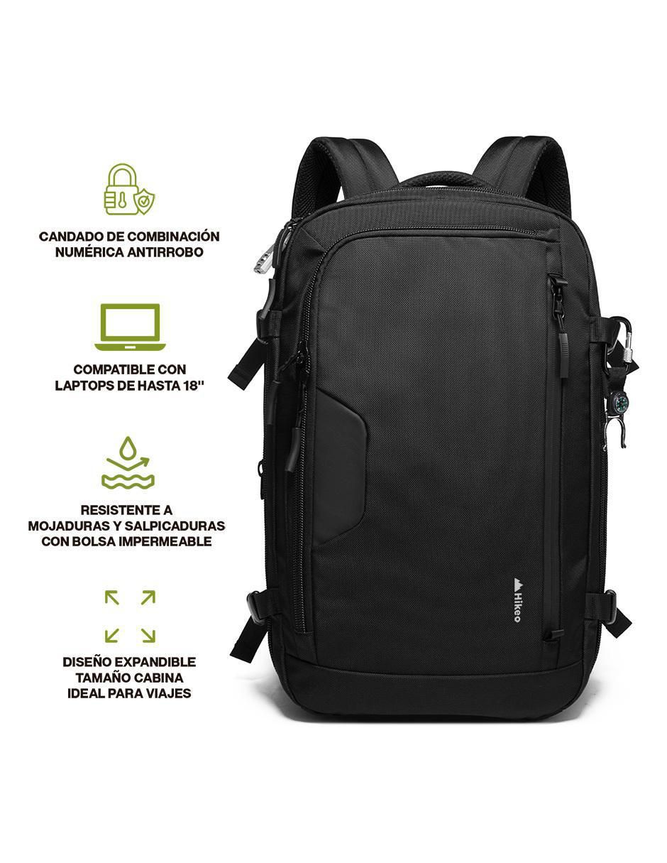 Mochila plegable para viaje Expandible Antirrobo impermeable 2