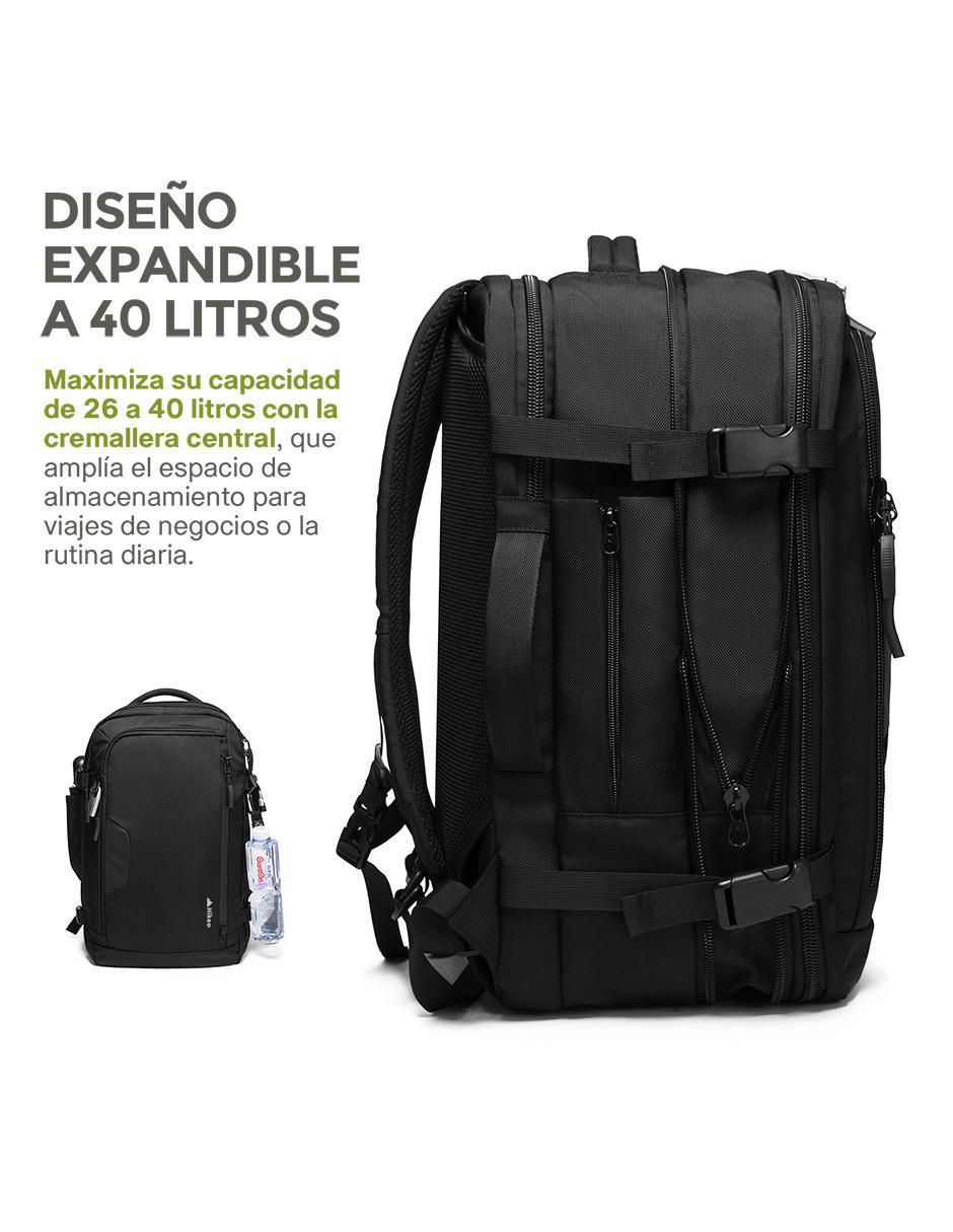 Mochila plegable para viaje Expandible Antirrobo impermeable 3