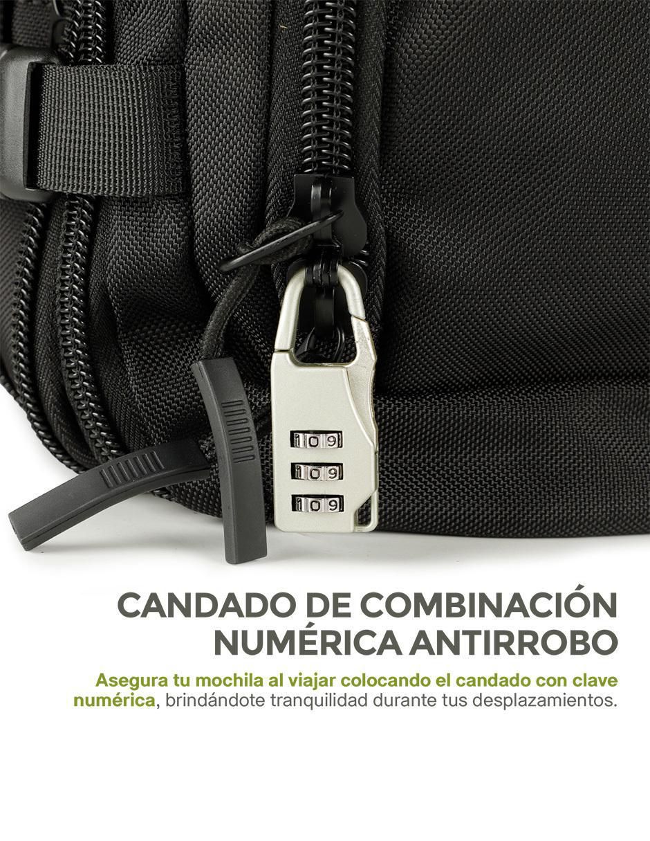 Mochila plegable para viaje Expandible Antirrobo impermeable 6