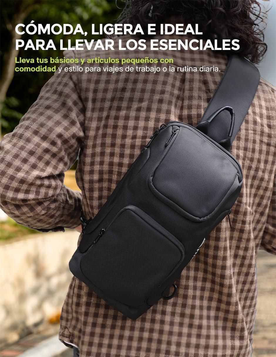 Mochila bandolera impermeable 3