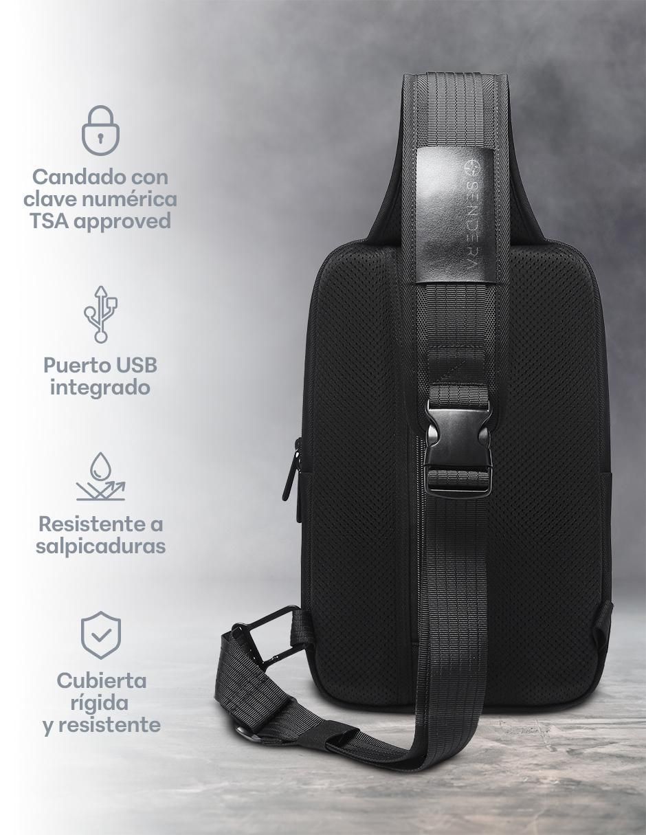 Mochila bandolera Sendera Crossbody impermeable unisex