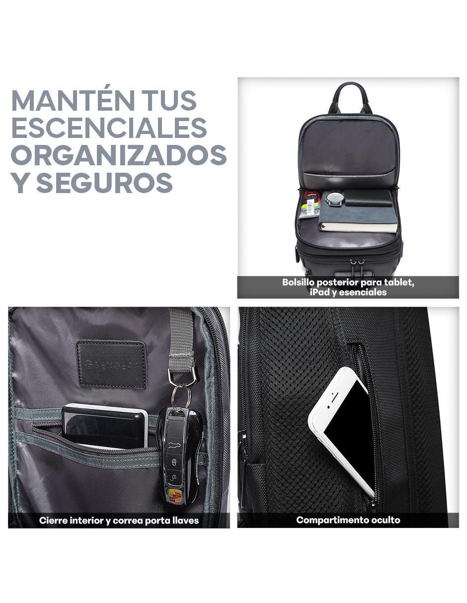 Mochila bandolera Sendera Crossbody impermeable unisex