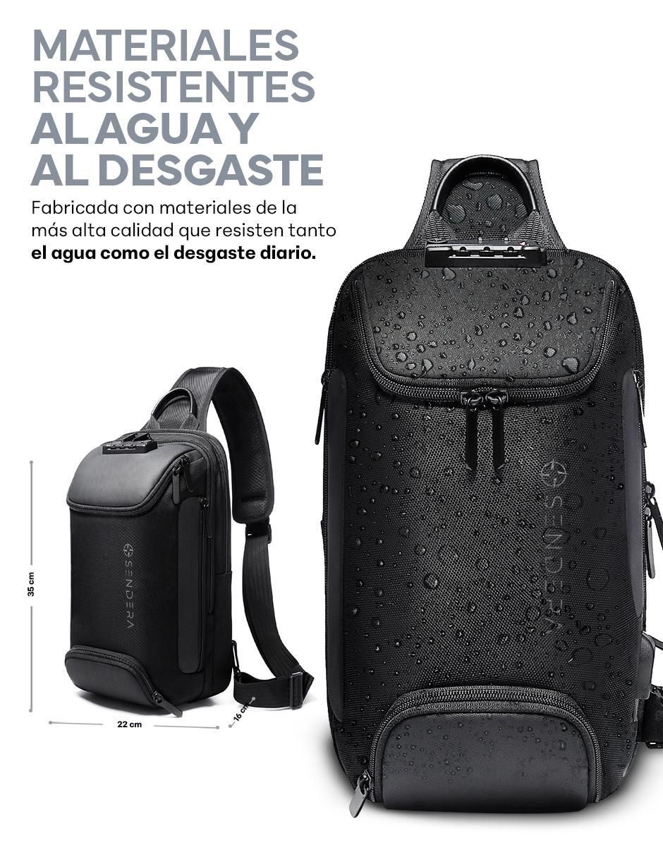 Mochila bandolera Sendera Crossbody impermeable unisex