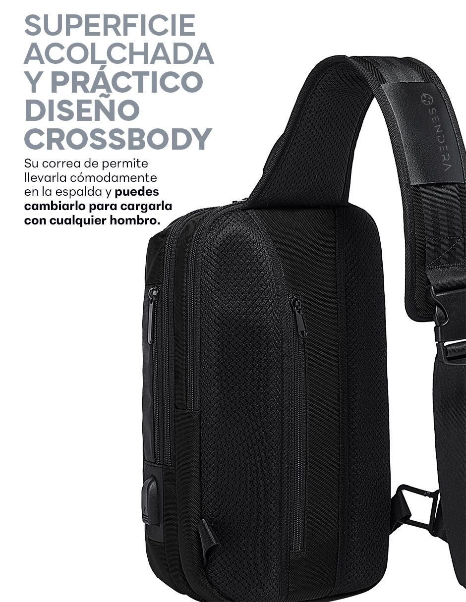 Mochila bandolera Sendera Crossbody impermeable unisex