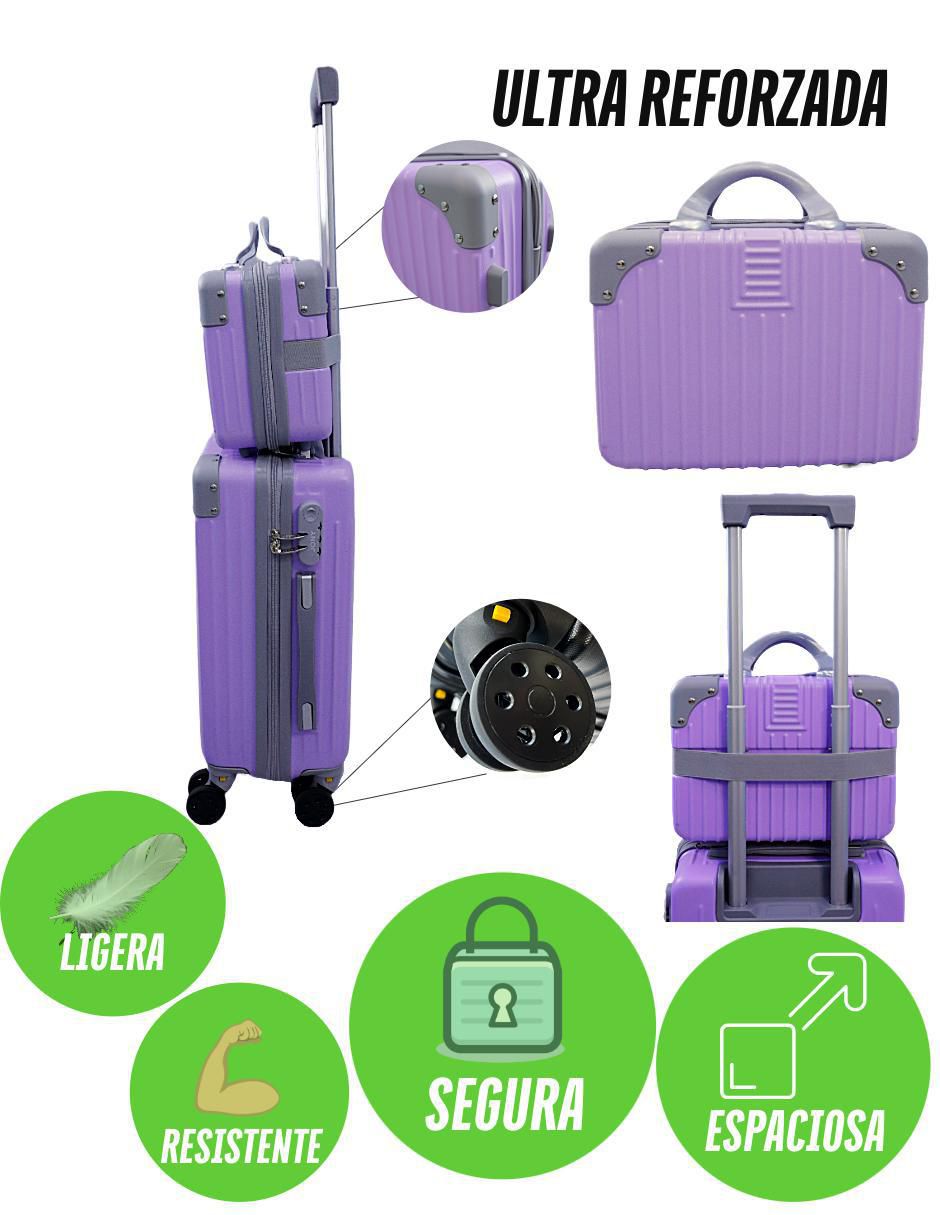 Set maletas carry on 4