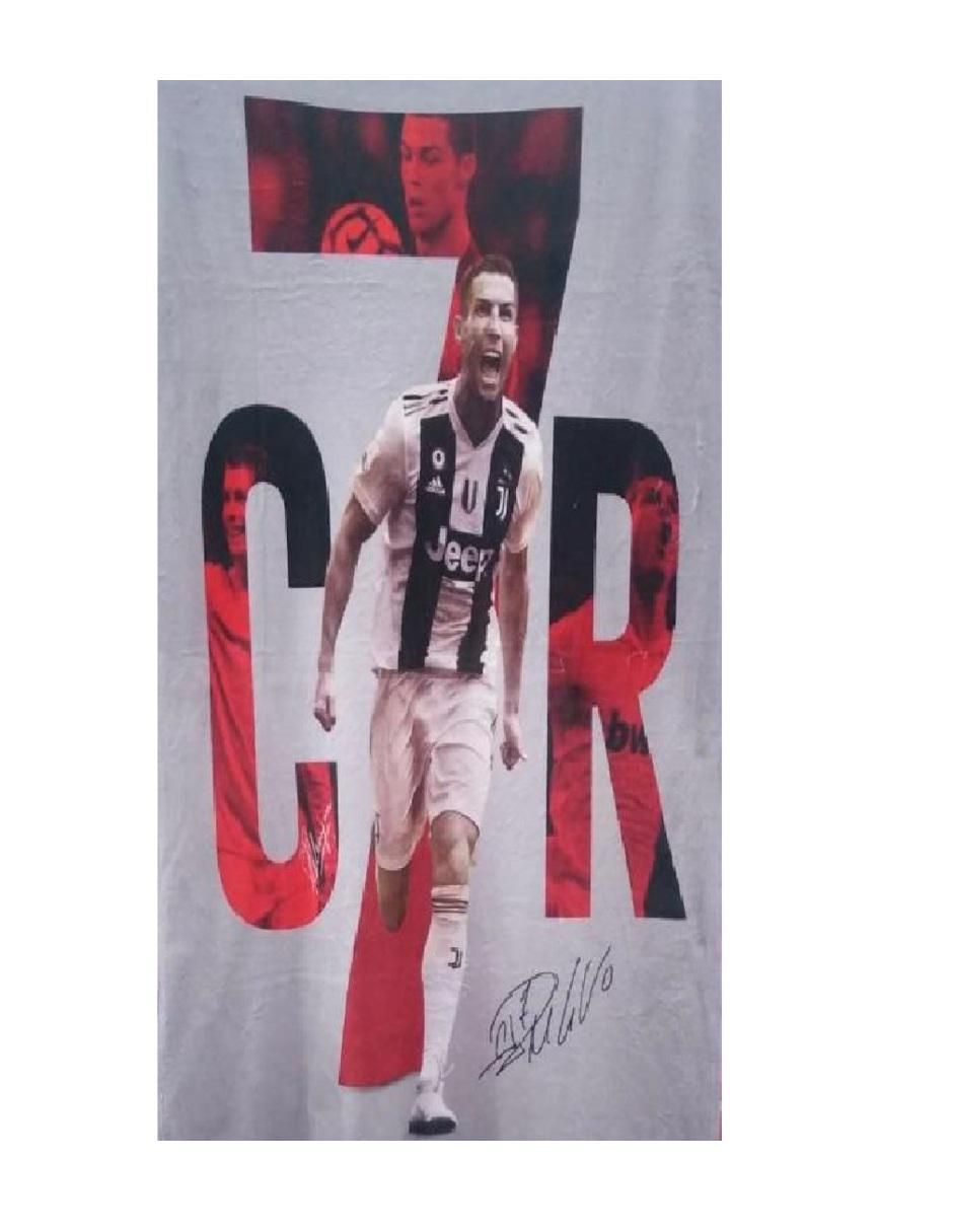 Cobija de tejido suave Cr7 Cristiano El Bicho Ronaldo 2