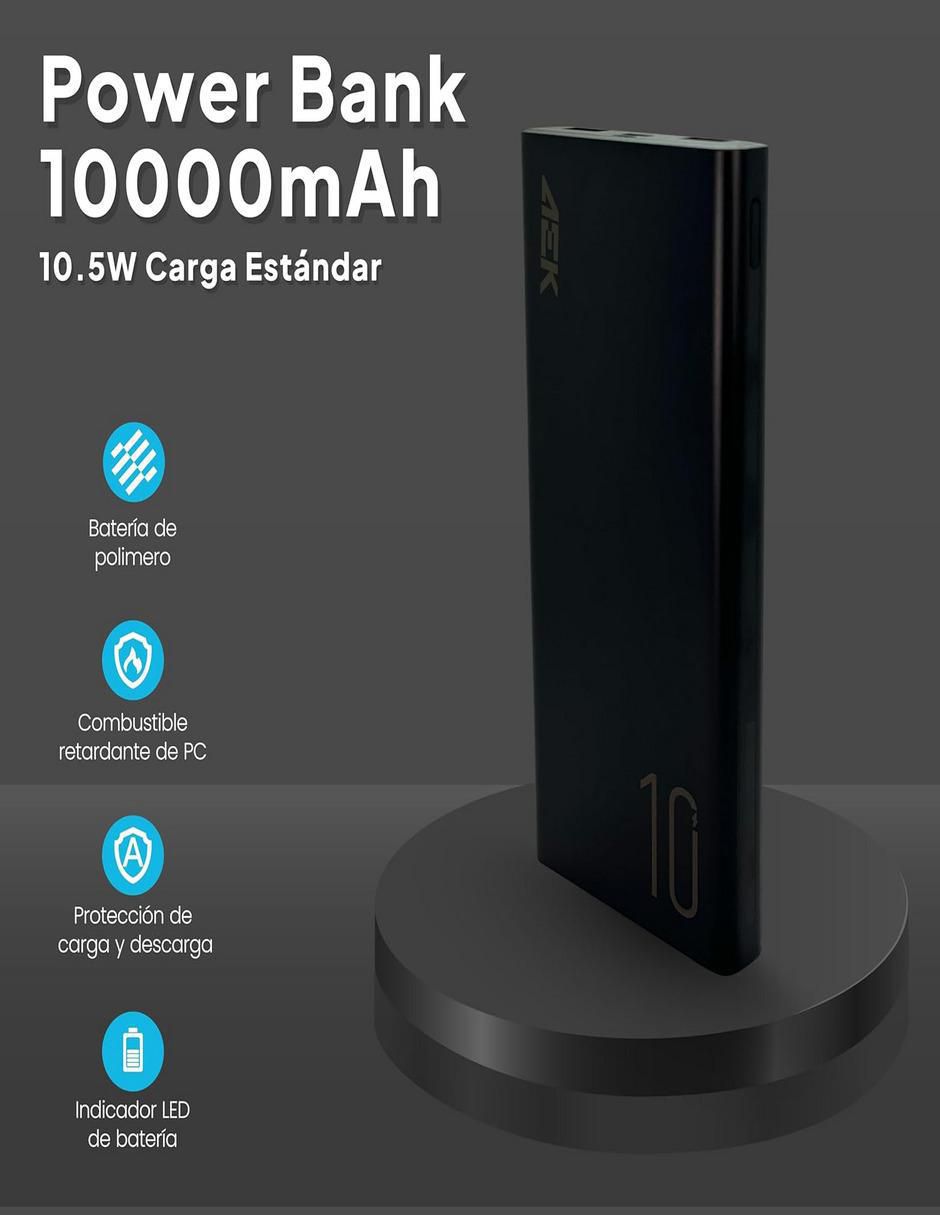 Batería recargable AEK CYBER 10000 mAh PB02