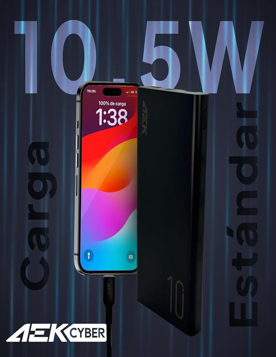 Batería recargable AEK CYBER 10000 mAh PB02