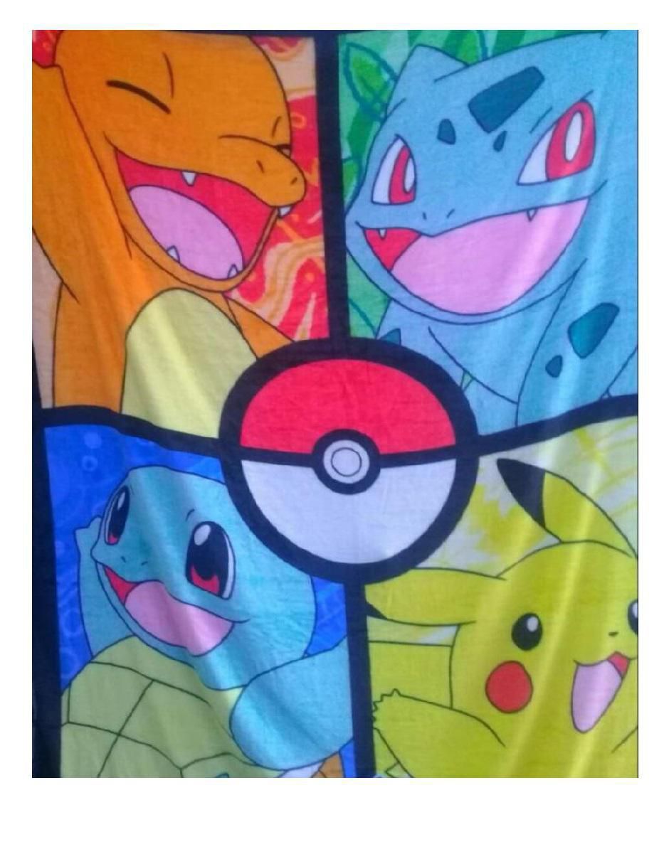 Cobija de tejido suave Pokemón Pokemón: Battle Ready!