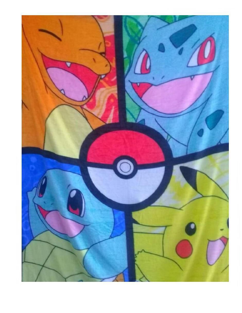 Cobija de tejido suave Pokemón Pokemón: Battle Ready! 2