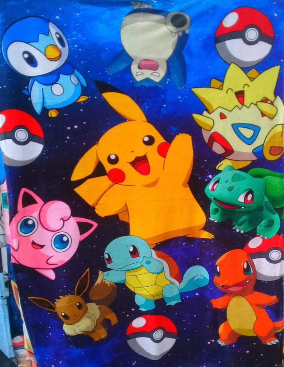 Cobija de tejido suave Pokémon 2