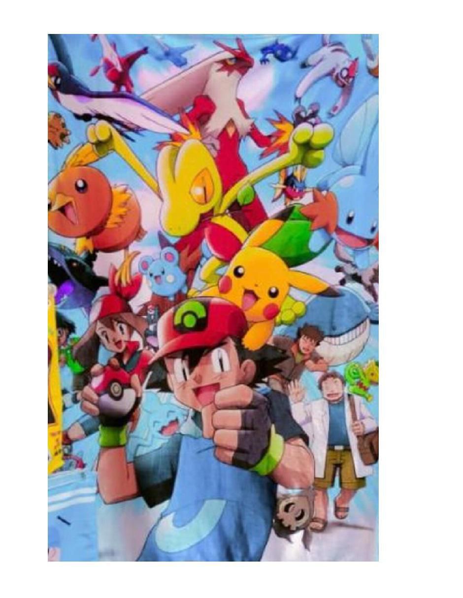 Cobija de tejido suave Pokémon Cobija de tejido suave Pokémon