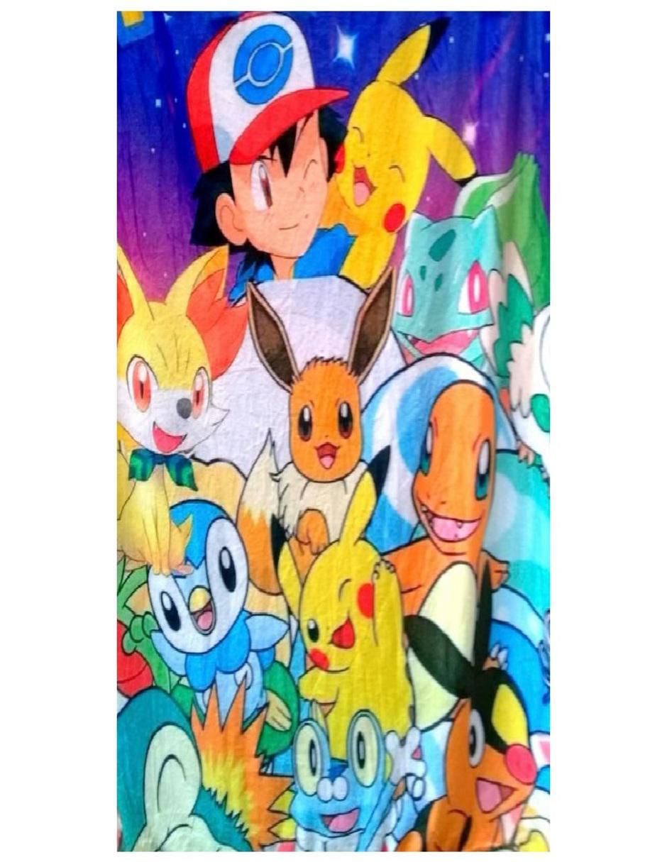 Cobija de tejido suave Ash Poké Ball 2