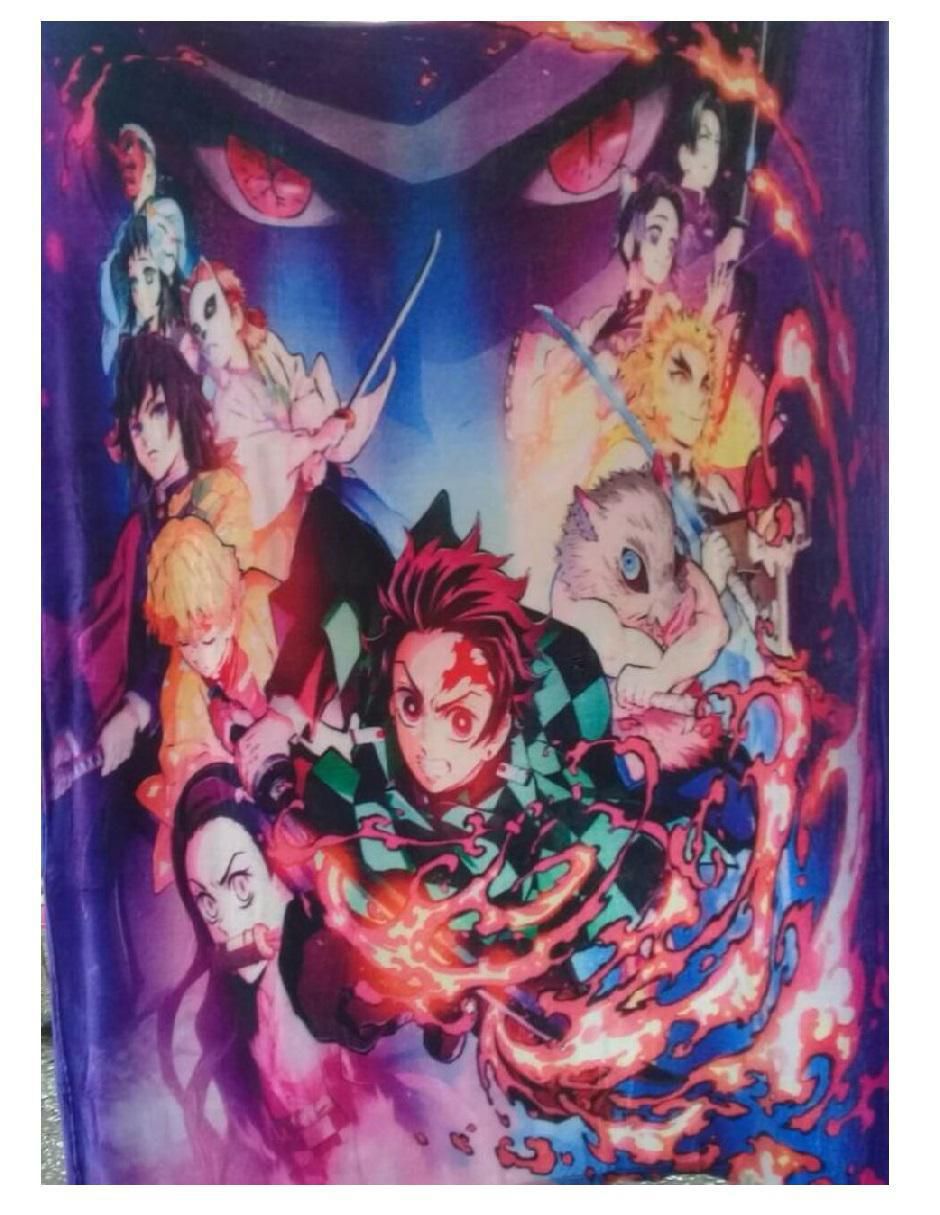 Cobija de tejido suave Demon Slayer: Kimetsu No Yaiba