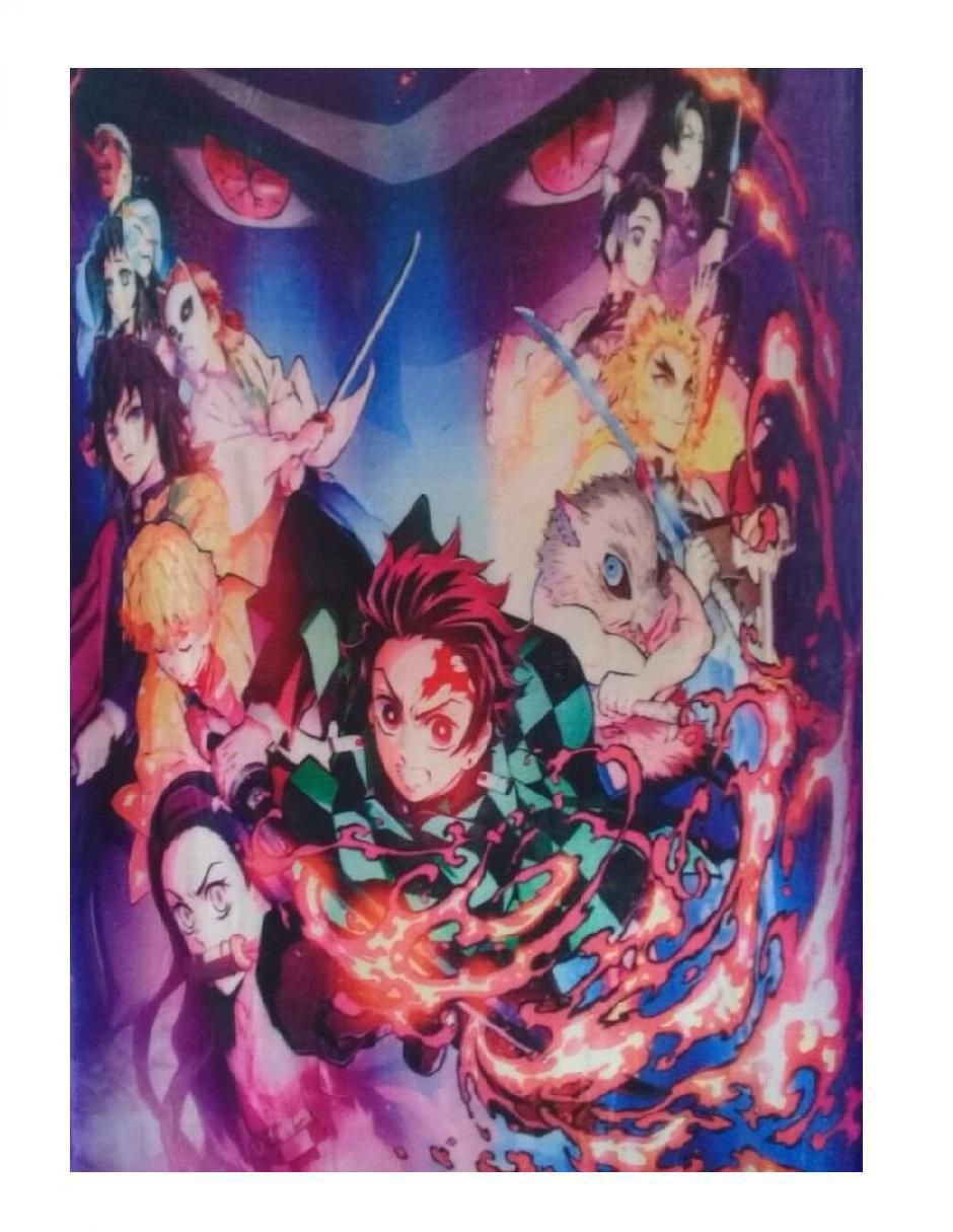 Cobija de tejido suave Demon Slayer: Kimetsu No Yaiba 2