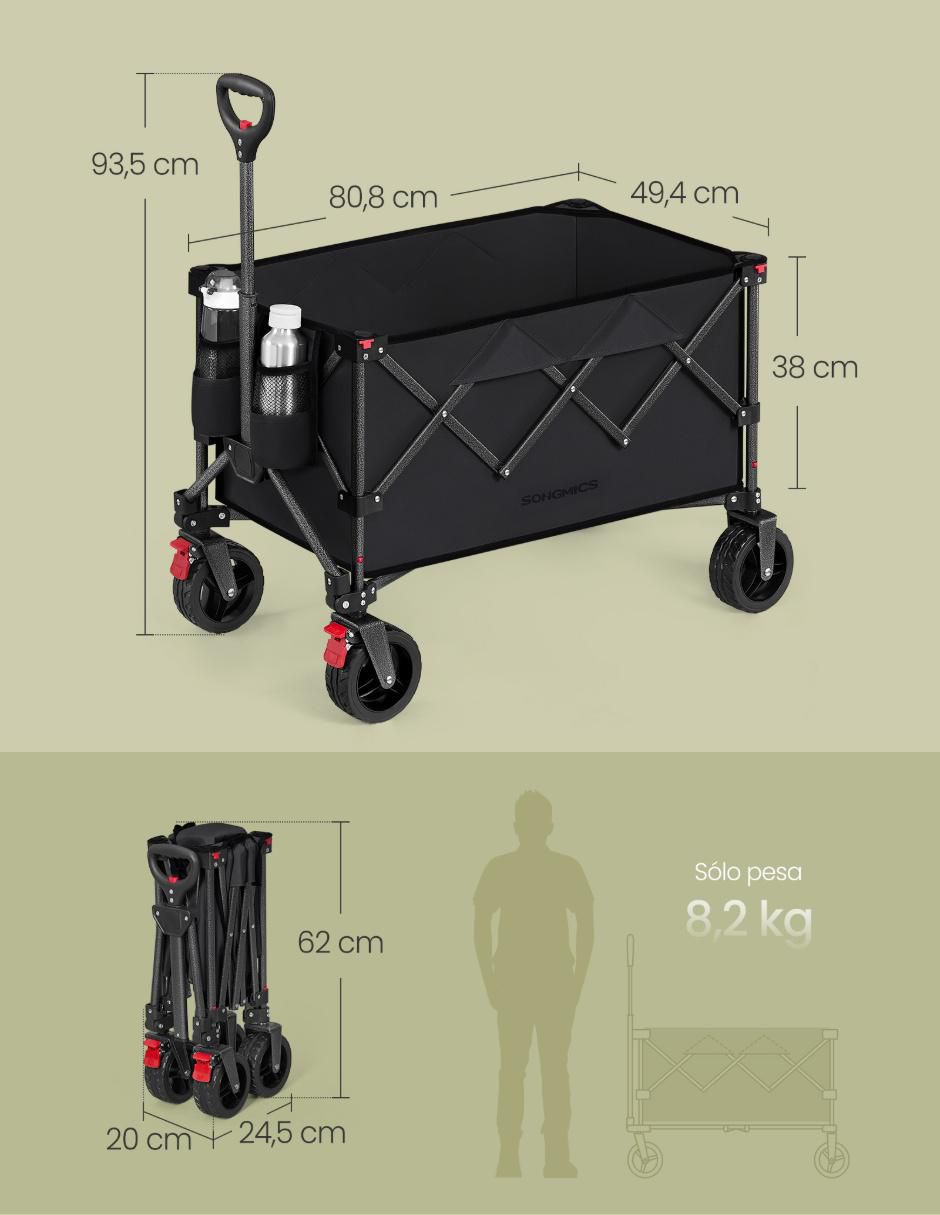 Carrito organizador armable Sandy 4