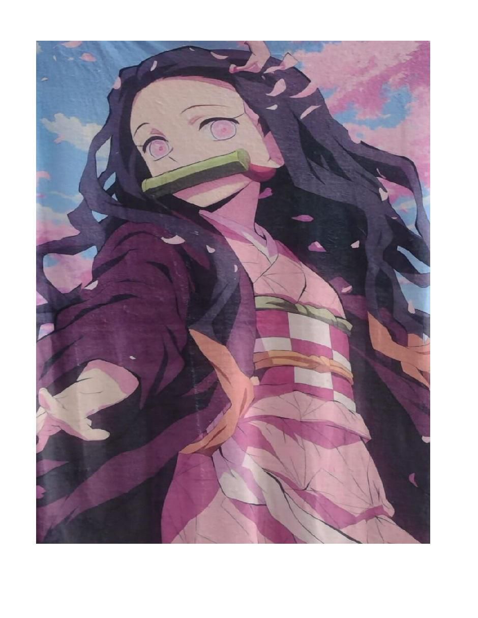 Cobija de tejido suave Kimetsu Demon Slayer: Kimetsu No Yaiba 2