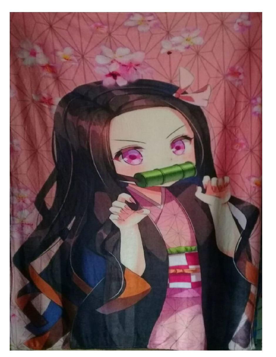 Cobija de tejido suave Nezuko Demon Slayer: Kimetsu No Yaiba Cobija de tejido suave Nezuko Demon Slayer: Kimetsu No Yaiba