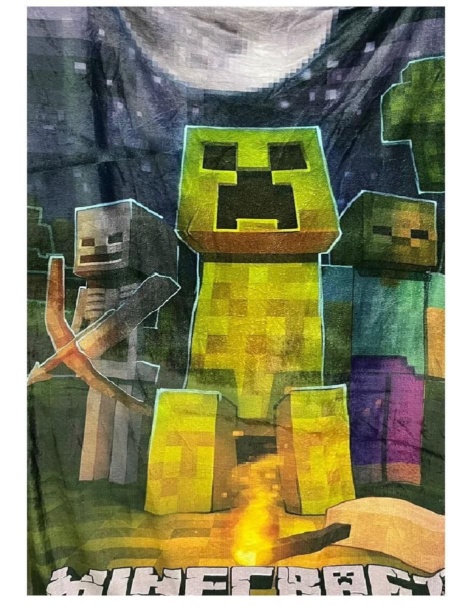 Cobija de tejido suave Minecraft Cobija de tejido suave Minecraft