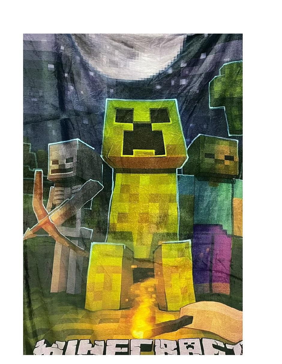 Cobija de tejido suave Minecraft 2