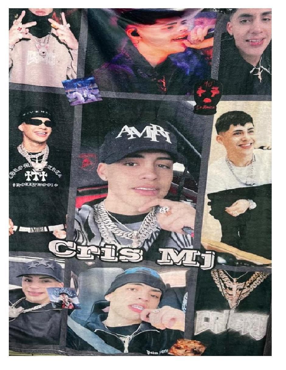 Cobija de tejido suave Cris Mj