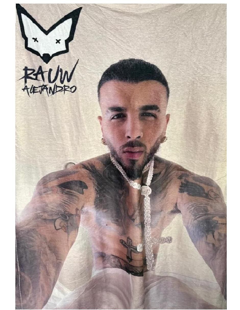 Cobija de tejido suave Rauw Alejandro