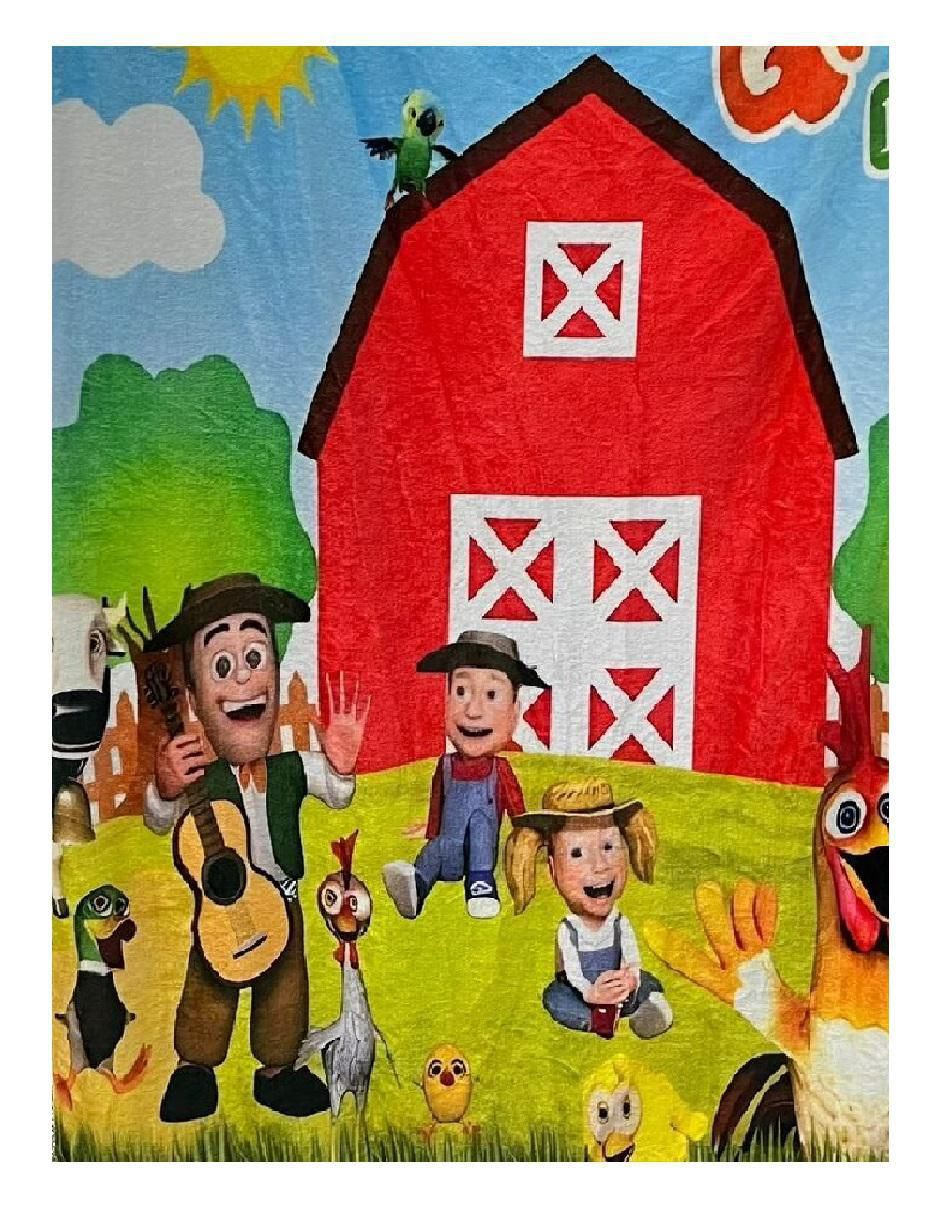 Cobija de tejido suave la granja de zenón unisex Cobija de tejido suave la granja de zenón unisex