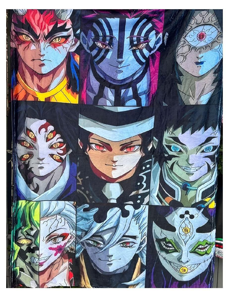 Cobija de tejido suave Generica Demon Slayer: Kimetsu no Yaiba