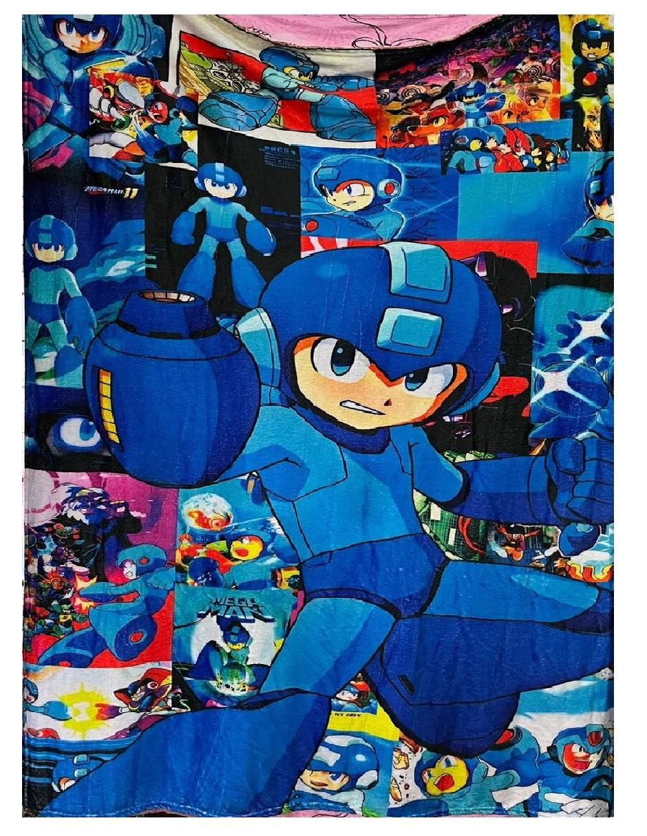 Cobija de tejido suave Mega Man