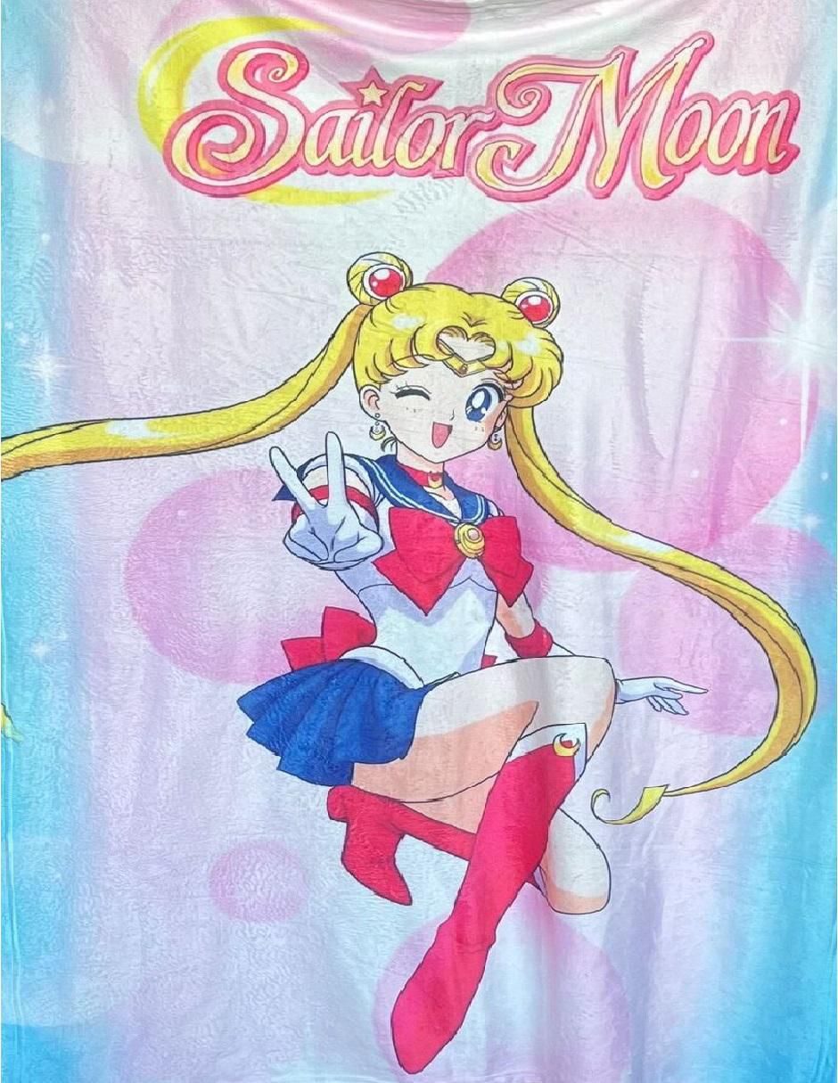 Cobija clásica de tejido suave Generica Sailor Moon para niña