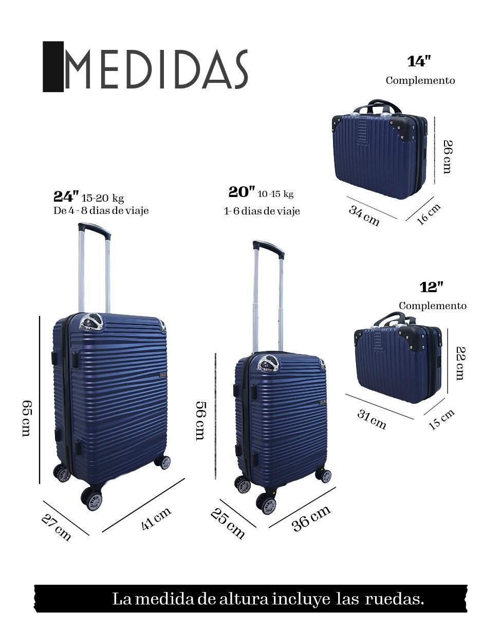 Set maletas de viaje 9